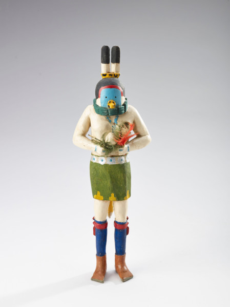 Yeibichai (female mask), 1934-1946. Creator: Clitso D Dedman.