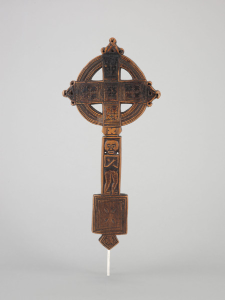 Hand-held processional Christian cross, mid-18th century - 19th century. Creator: Unknown.