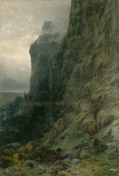 Rocks, 1895. Creator: Ludovit Cordak.