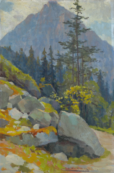 Tatra Motif, 1935. Creator: Ludovit Cordak.