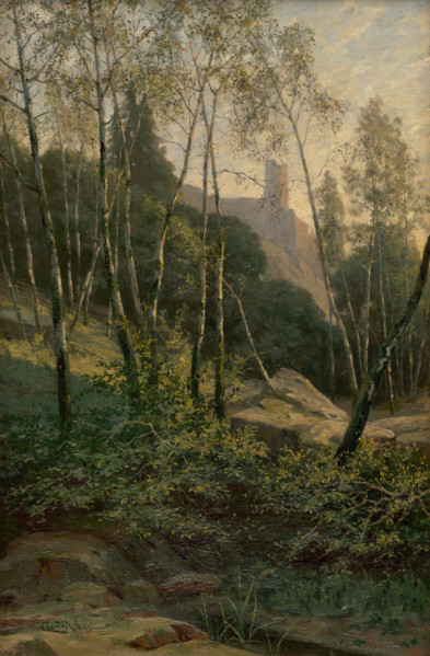 Slanec Castle, 1893. Creator: Ludovit Cordak.