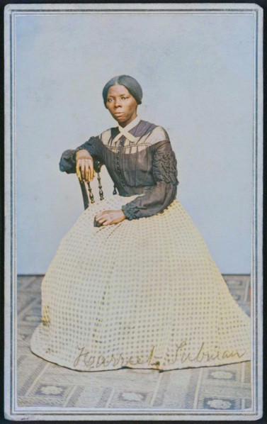 Carte-de-visite portrait of Harriet Tubman, 1868-1869. Creator: Benjamin F. Powelson.