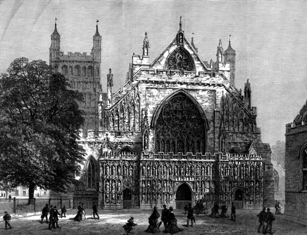 Exeter Cathedral, 1873. Creator: Unknown.