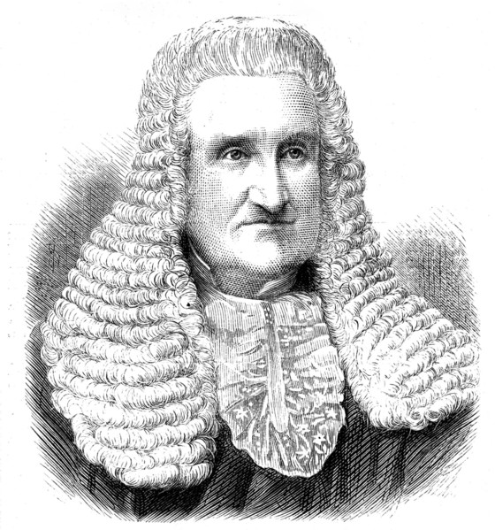 Vice-Chancellor Charles Hall, 1873. Creator: Unknown.