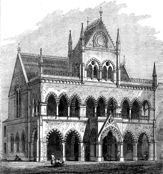 The Sassoon Institute, Bombay, 1873. Creator: Unknown.