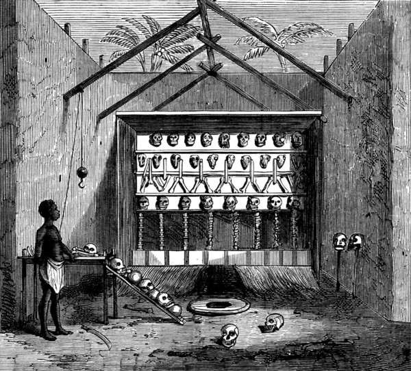The Gold Coast and Ashantee War: Ju-Ju House, 1873. Creator: Unknown.