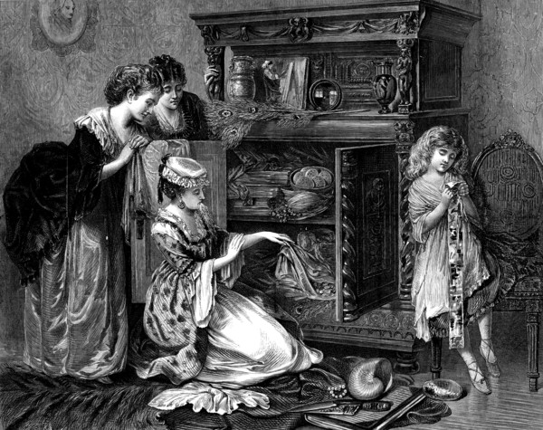 Grandmother's Treasures, by W. Holyoake, 1873. Creator: Unknown.