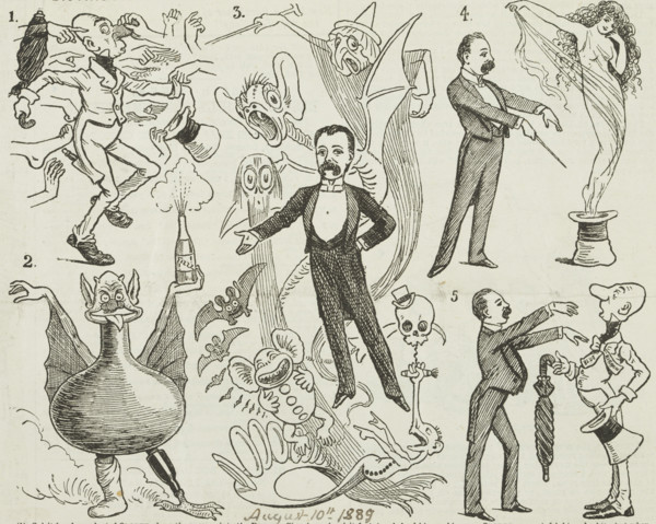 Distinguished People Interviewed by A. Sloper, 1889. The character of A. Sloper was played by John