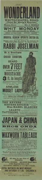 The seven-foot beard and three-foot moustache, 1896. 'Mr. A. Broadhurst, The Surprise of the