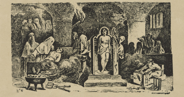 Chamber of Horrors, late 19th century. 'The Panopticum is a Museum where you find the Art of the