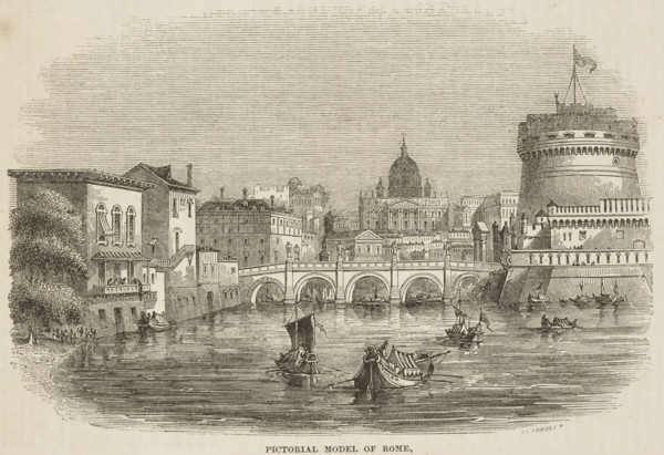 Pictorial Model of Rome, 1841. An attraction at the Surrey Zoological Gardens in south-east London.