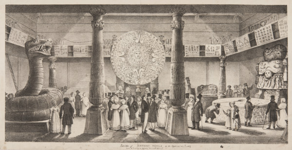 Exhibition of Antient [sic] Mexico at the Egyptian Hall, Piccadilly, London, c1824. Ancient Mexico