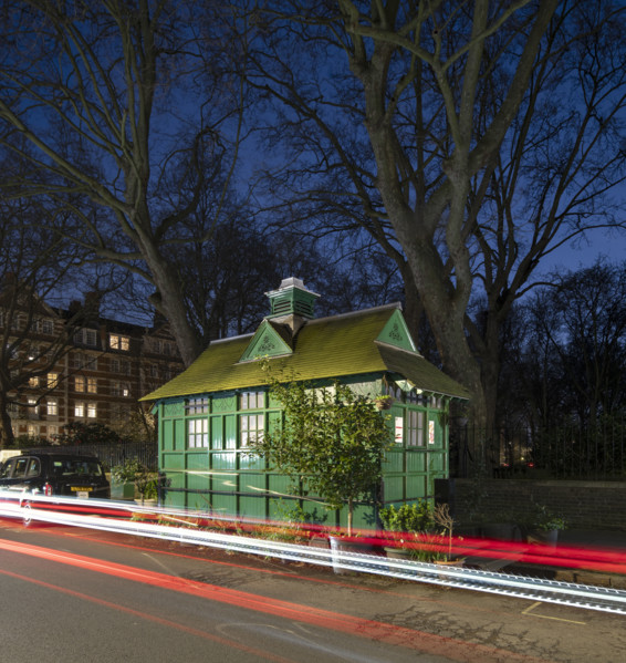 General view of the Cabmen's Shelter from the north-west, Wellington Place, St John's Wood, City of
