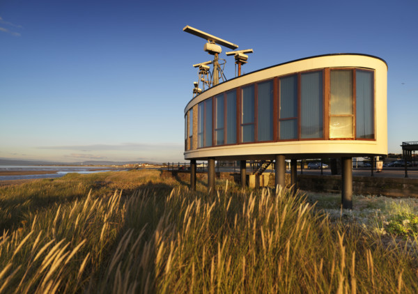 General view of the Fleetwood Nautical College Radar Training Station from the north-west, 2013.