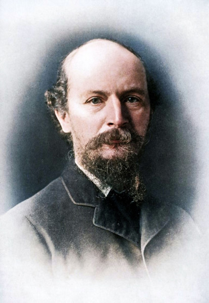 Algernon Charles Swinburne, Victorian era English poet, 1909. Swinburne's (1837-1909) poetry was