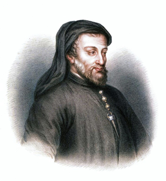 Geoffrey Chaucer, 14th century English author, poet, philosopher, bureaucrat, and diplomat.