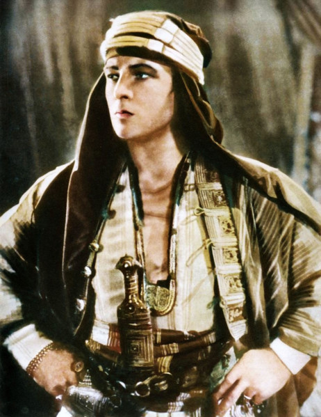 Rudolph Valentino in "The Sheik", 1921, (1935). Portrait of Rudolph Valentino (1895-1926), film