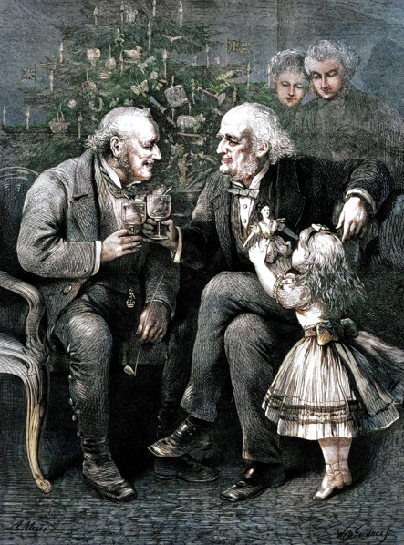 When We Were Boys Together, - drawn by A. Muir, 1873. 'I remember you, Jack, when no bigger than