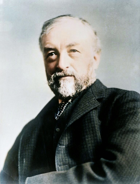 Samuel Pierpont Langley, Secretary, Smithsonian Institute, 1913. (Colorised black and white print).