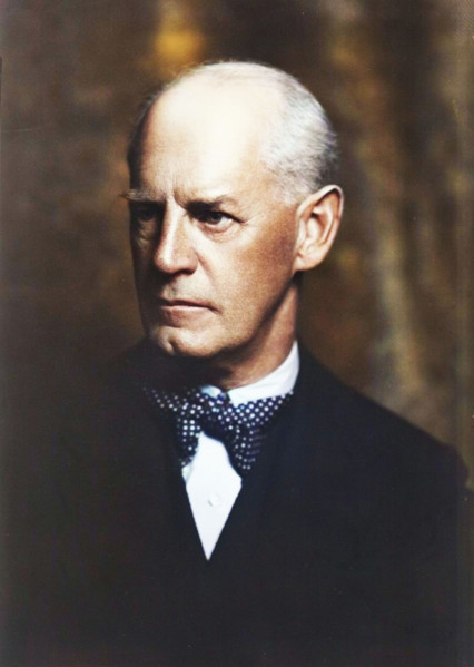 Mr. John Galsworthy, portrait photograph, 1926 Apr. 10. Address: Grove Lodge, Hampstead, London,