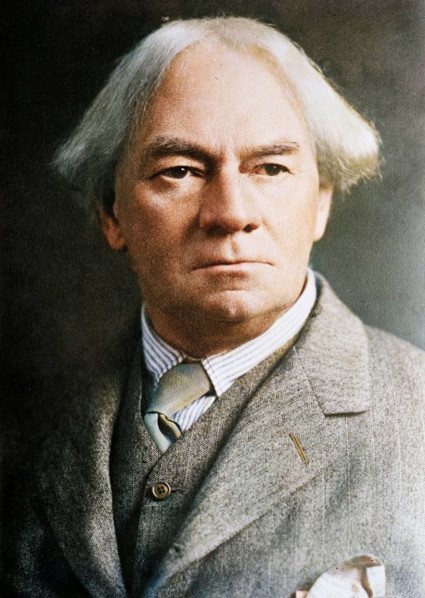J.K. Jerome, between c1910 and c1915. Shows English writer and humorist Jerome Klapka Jerome.