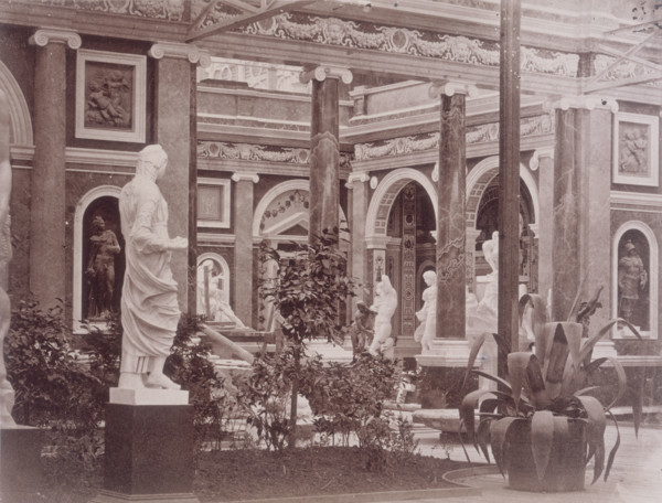 'Exterior of the Italian Court', Crystal Palace, Sydenham, 1852-1854. Designed by Sir Joseph Paxton