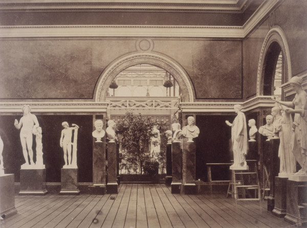 'Interior of the Roman Court', Crystal Palace, Sydenham, 1852-1854. Designed by Sir Joseph Paxton