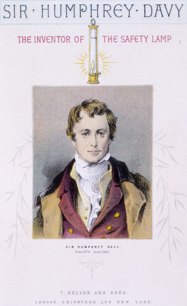 Sir Humphrey [sic] Davy, the Inventor of the Safety Lamp, c1875-c1878. British chemist Humphry Davy