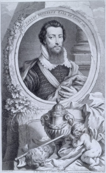Robert Devereux, 2nd Earl of Essex, c1743-c1751. English courtier and favourite of Queen Elizabeth