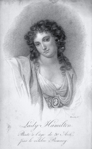 Lady Emma Hamilton at the age of 30, 1816. Peinte à l'âge de 30 Ans, per le célèbre Romney.