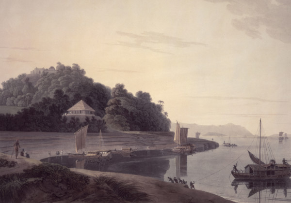 Siccra Gulley on the Ganges, c1795-c1809. From "[Oriental Scenery.] Twenty Four Landscapes, Views