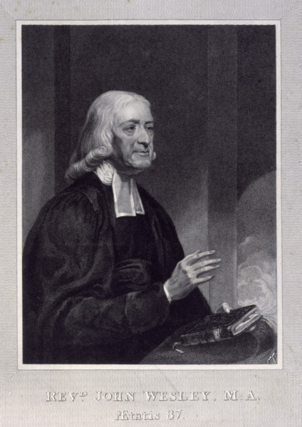 Revd. John Wesley, M.A., late 18th century? Portrait of Wesley (1703-1791), English preacher and
