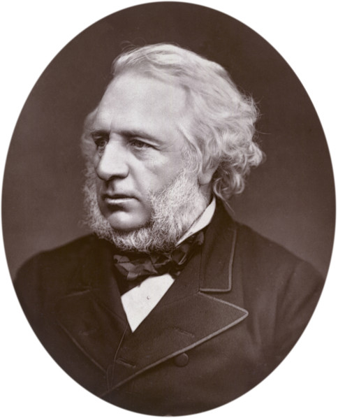 Sir Charles Reed, chairman of the London School Board, 1880. Reed was instrumental in the setting