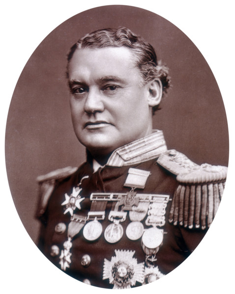 Rear-Admiral Sir William Nathan Wright Hewett, 1882. Hewett (1834-1888) entered the Royal Navy as a