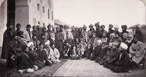 General Roberts and Sirdars of Kabul, Afghanistan, 1879. Roberts was in command of the Punjab