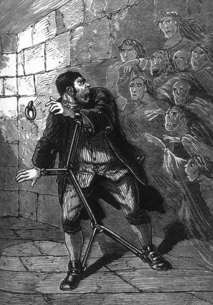 Back-back, you grinning fiends! yelled Sweeney Todd, c1880. Sweeney Todd's barber shop was a death
