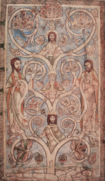 The Tree of Jesse, 1121-1161. The Tree of Jesse is a diagrammatic representation, often found in