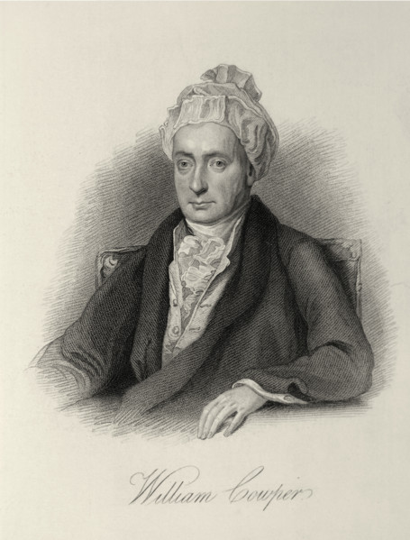 William Cowper, c1780-c1800, (1834-1837). Cowper (1731-1800) was one of the most widely read