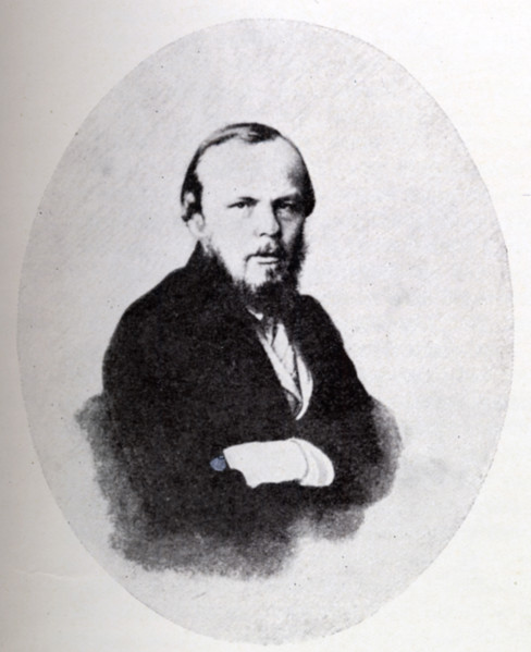 Portrait of Fyodor Mikhaylovich Dostoyevsky, c1867. Russian author of "Crime and Punishment". From