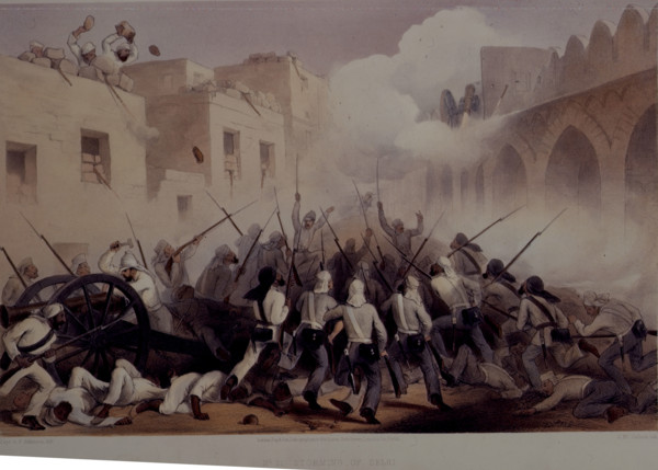 Storming of Delhi, 1859. George Francklin Atkinson (1822-1859) was a British artist and writer and