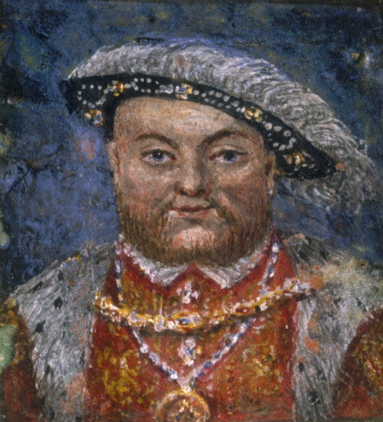 Portrait of Henry VIII, c1522-c1536. From "The Penitential and other Psalms", a prayer book written