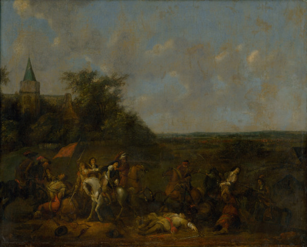 Cavalry battle, 1650-1700.