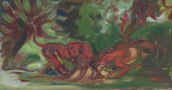Dogs Fighting, 1940-1944.