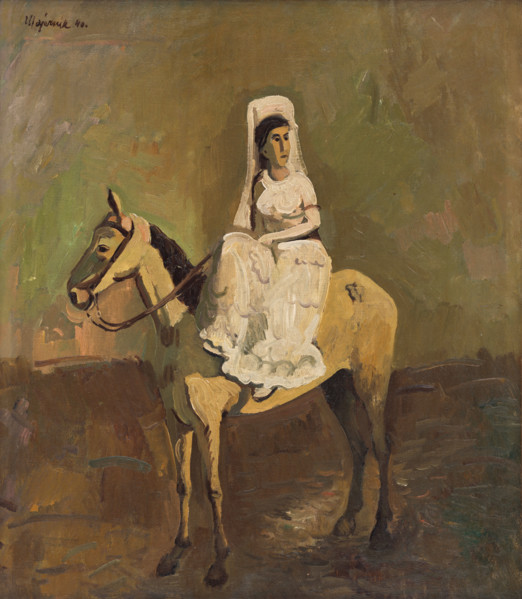 Equestrienne, 1940.