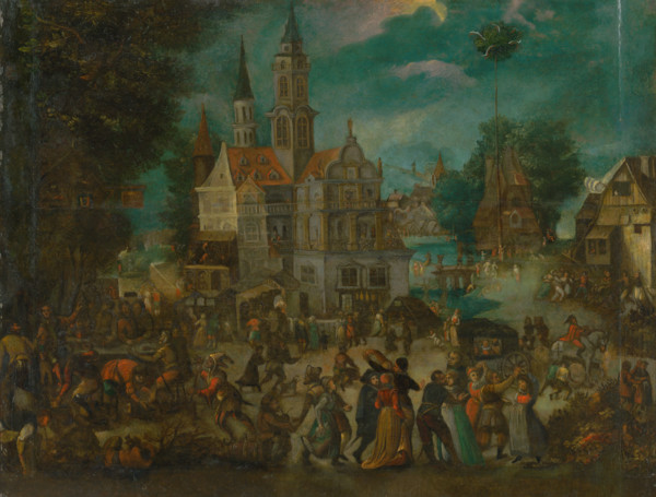 May Celebrations (Celebrations outside the Castle),  c1600-1630.
