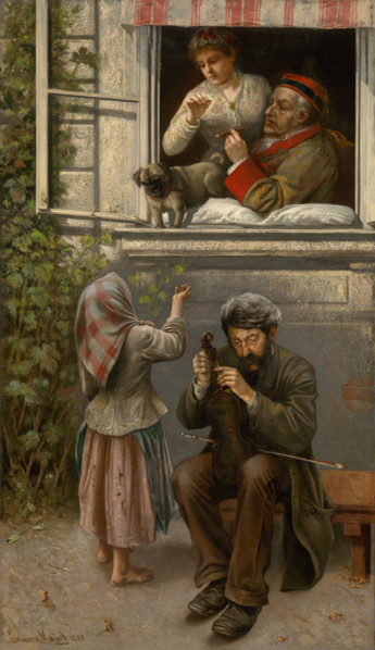 Blind Joe (Street Violinist), 1888.