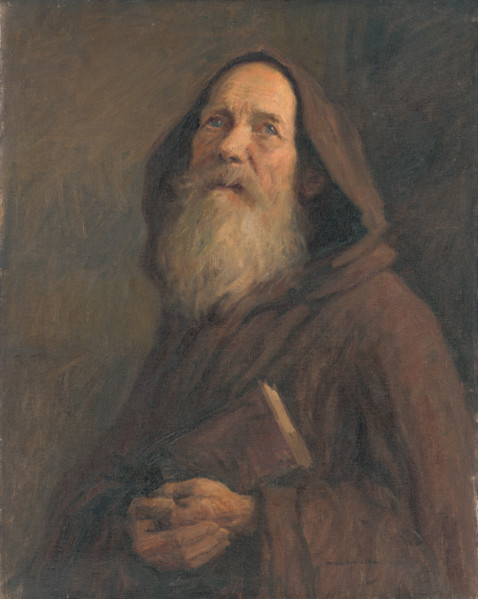 Study of a monk, c1899.