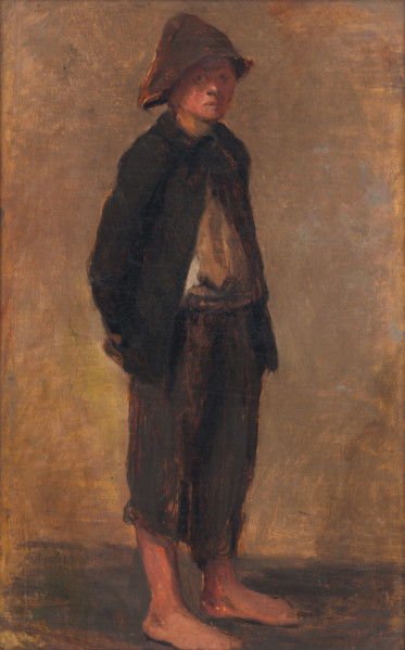 Study of a standing boy, c1900.