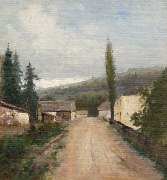 Village in west Slovakia, 1900-1917.