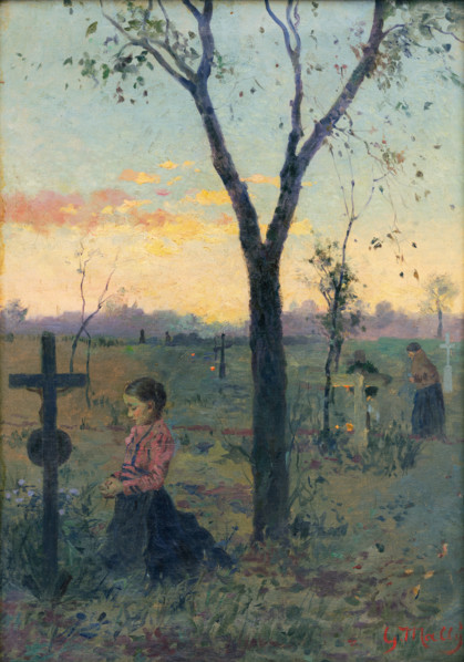 Silent Prayer over a Grave, 1905-1906.